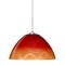 Besa Lighting Tessa Cord Pendant, Solare, Satin Nickel Finish, 1x9W LED 1JT-4201SL-LED-SN - alternate 1